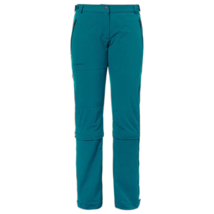 Spodnie damskie VAUDE Farley Stretch T-Zip Capri Gre /  zielony