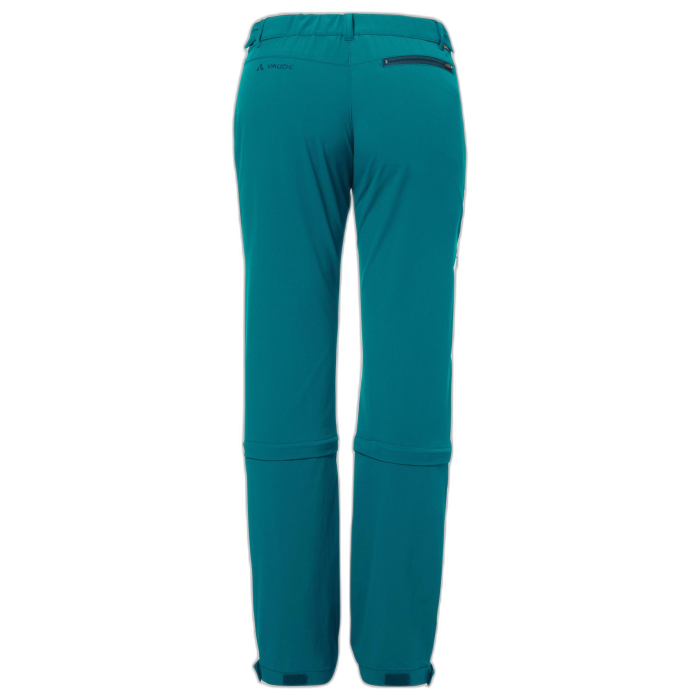 Spodnie damskie VAUDE Farley Stretch T-Zip Capri Gre /  zielony
