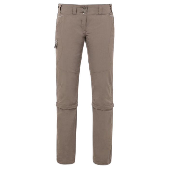 Spodnie damskioe VAUDE Skomer Zip Off Capri Coconut /  beżowy