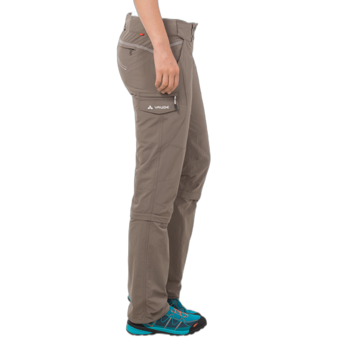 Spodnie damskioe VAUDE Skomer Zip Off Capri Coconut /  beżowy