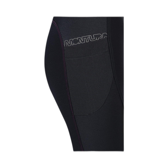Spodnie MONTURA W Thermo Fit / 90595 black/b.rouge