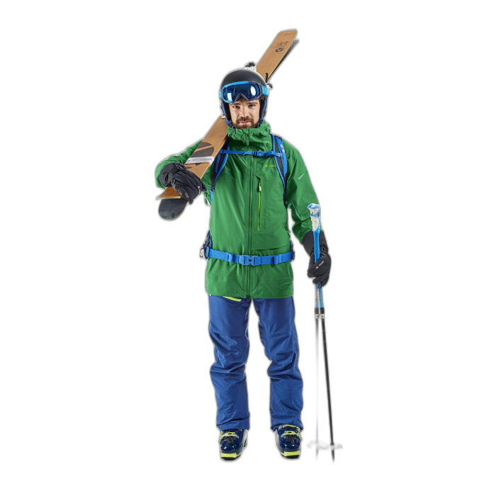 Spodnie męskie VAUDE Back Bowl 3L IV /  granatowy