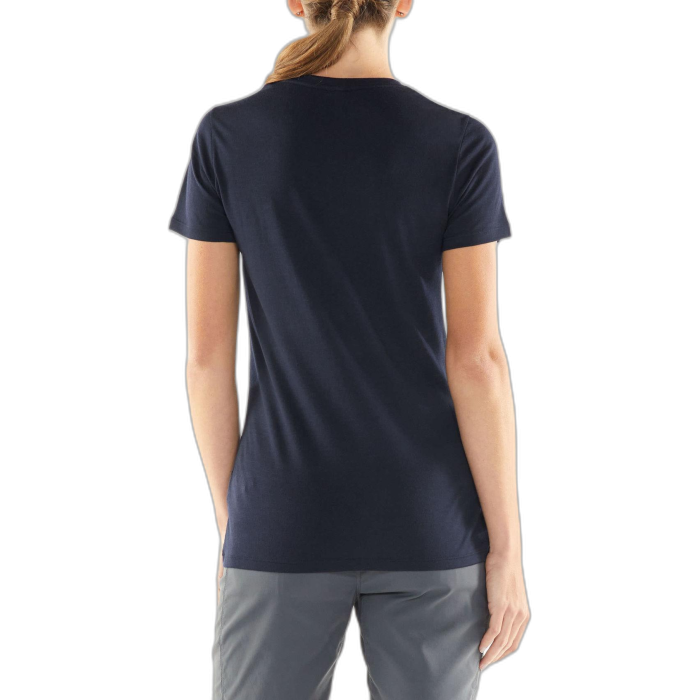 T-Shirt damski ICEBREAKER Tech Lite S/S 104600 /  granatowy