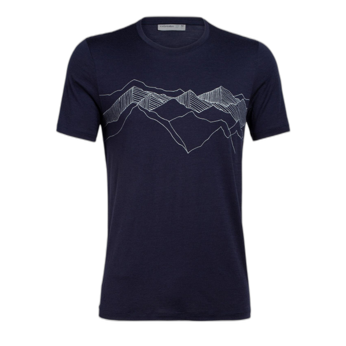T-shirt męski ICEBREAKER Tech Lite S/S 104940 /  granatowy