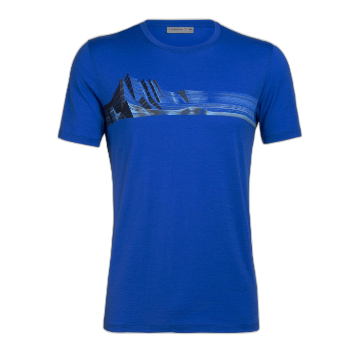 T-shirt męski ICEBREAKER Tech Lite S/S 104949 /  niebieski