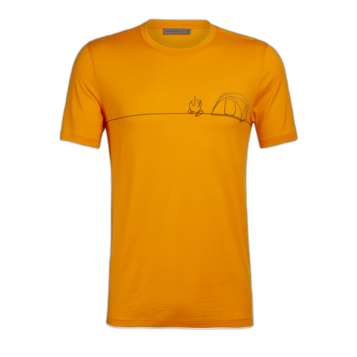 T-shirt męski ICEBREAKER Tech Lite S/S 104951 /  żółty