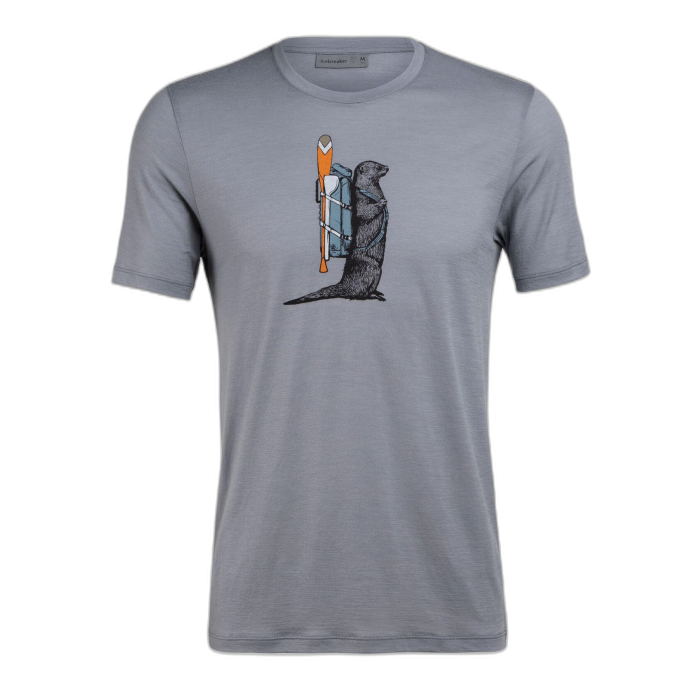 T-shirt męski ICEBREAKER Tech Lite S/S 104954 /  szary