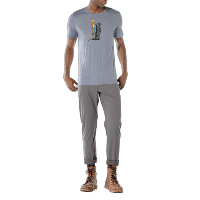 T-shirt męski ICEBREAKER Tech Lite S/S 104954 /  szary