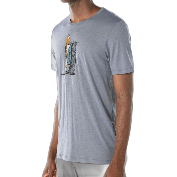T-shirt męski ICEBREAKER Tech Lite S/S 104954 /  szary