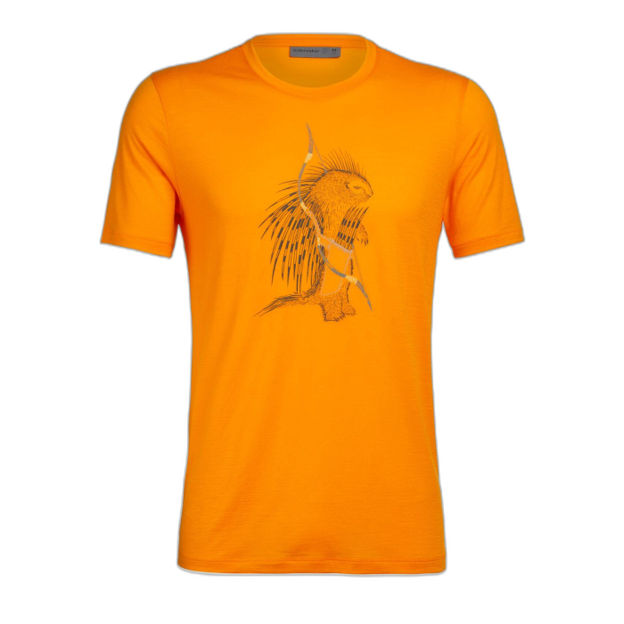 T-shirt męski ICEBREAKER Tech Lite S/S 105088 /  żółty