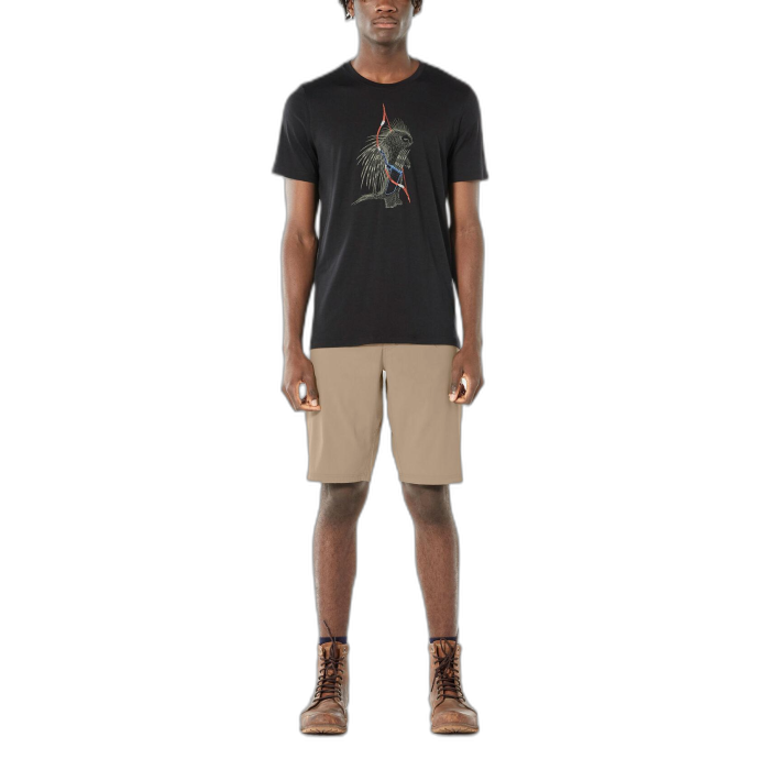 T-shirt męski ICEBREAKER Tech Lite S/S 105088 /  czarny