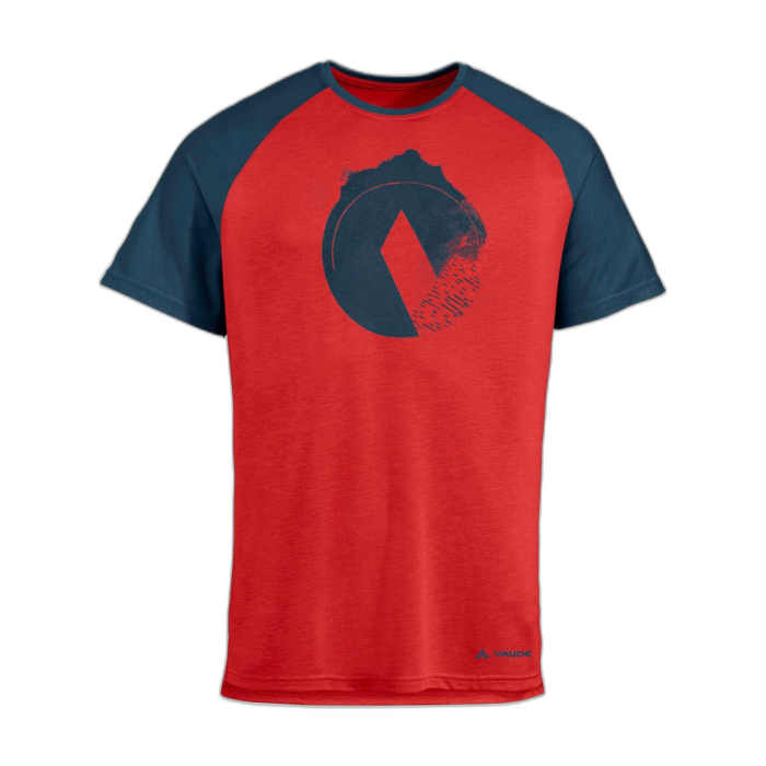 T-shirt męski VAUDE Tekoa /  czerwony