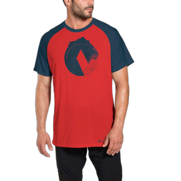 T-shirt męski VAUDE Tekoa /  czerwony