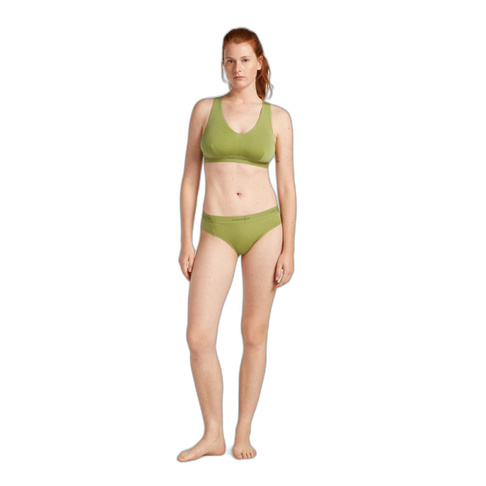 Top damski ICEBREAKER Sprite Racer 5724 / 0AA Olive