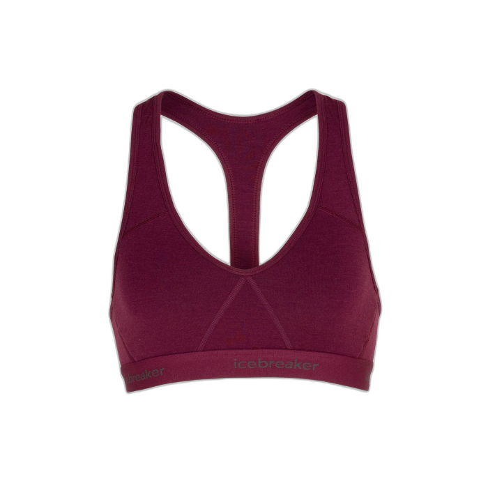 Top damski ICEBREAKER Sprite Racerback 103020 /  czerwony