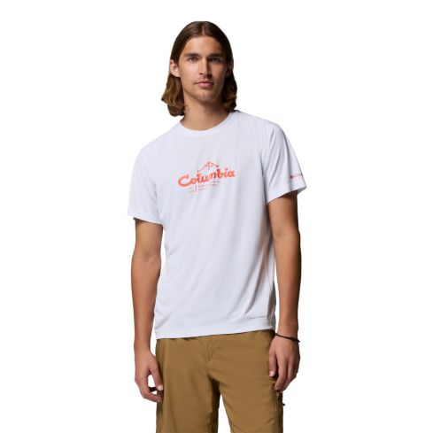Koszulka COLUMBIA M AO3772 Zero Rules Light S/S / 101 white