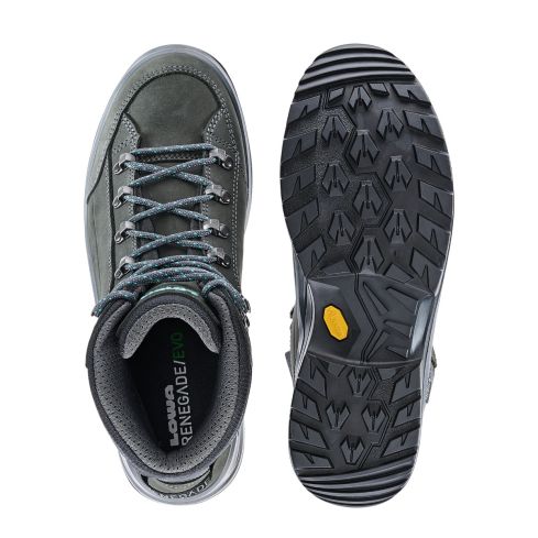 Buty LOWA Renegade Evo GTX Mid Ws Wide / asphalt/turkis