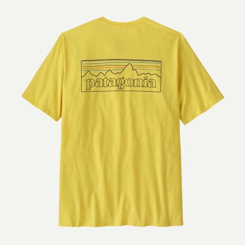 Koszulka PATAGONIA M P-6 Logo S/S / Outline: Lemon Zest