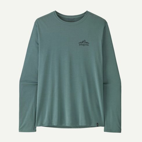 Koszulka PATAGONIA M Cap Cool DG Cloud L/S / Blue Sage - Light Bl