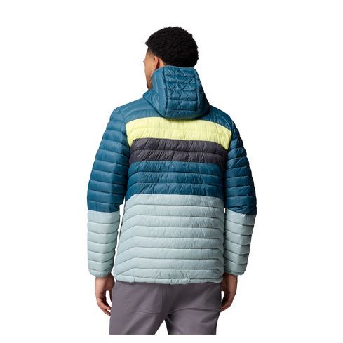 Kurtka COLUMBIA WO8393 Powder Pass Hooded / 461 c.blue/blue/neon