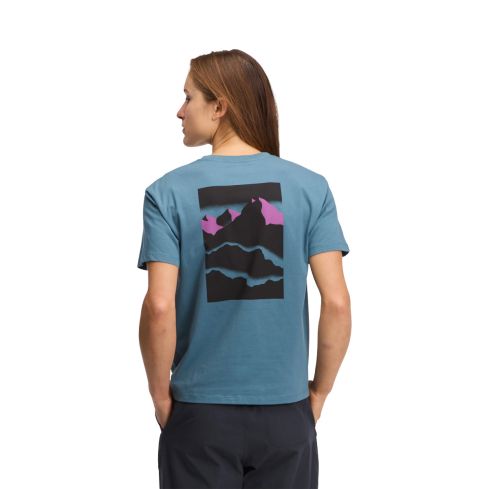 Koszulka BD W Mountainscape SS Tee / 4064 Creek Blue