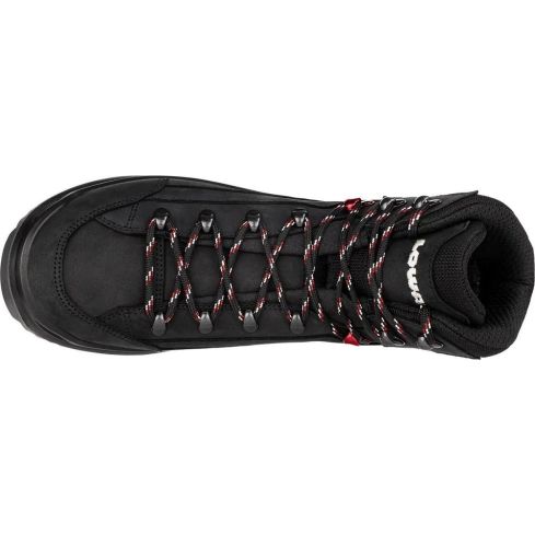 Buty LOWA Renegade GTX mid / schwarz/rubinrot