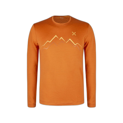 Bluza MONTURA Merino Skyline / 66 mandarin orange