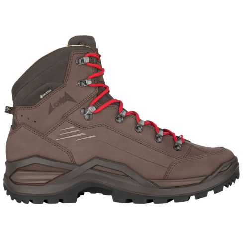 Buty LOWA Renegade 100 GTX Mid / espresso/rot