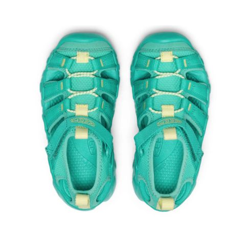 Sandały KEEN Hyperport H2 Youth / BrightAqua WaxYellow
