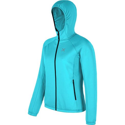 Bluza MONTURA W Fadis Grid Hooded / 730 turquoise
