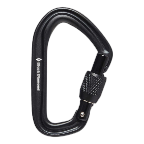 Karabinek BLACK DIAMOND Hotforge Screwgate / Black