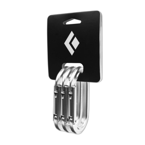 Karabinki BD Oval Keylock 3szt / silver