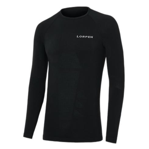 Koszulka męska LORPEN Munia L/S / 9937 Black