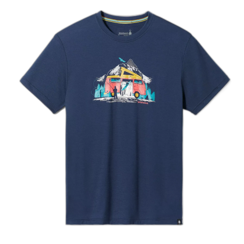 Koszulka Smartwool 16986 Van Graphic / 092 Deep Navy