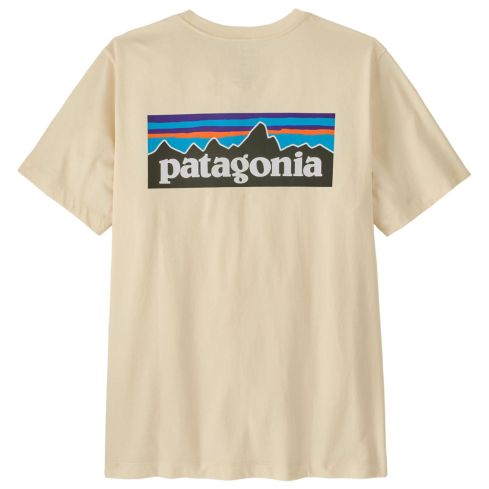 Koszulka PATAGONIA M P-6 Logo S/S / Undyed Natural