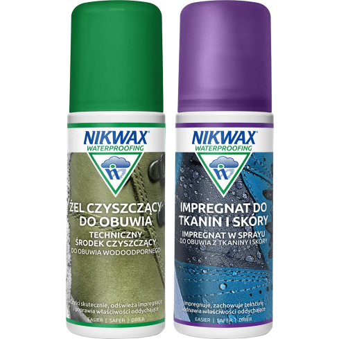 NIKWAX Twin Pack Żel czyszczący + Tkanina i Skóra 2x125 ml