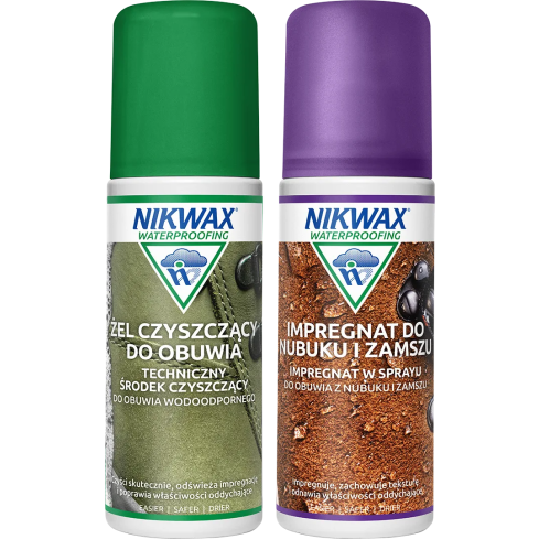 NIKWAX Twin Pack Żel Czyszczący + Nubuk i Welur