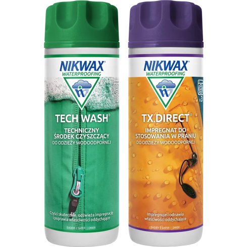 NIKWAX Twin Pack Tech Wash + TX Direct Wash 2x300 ml