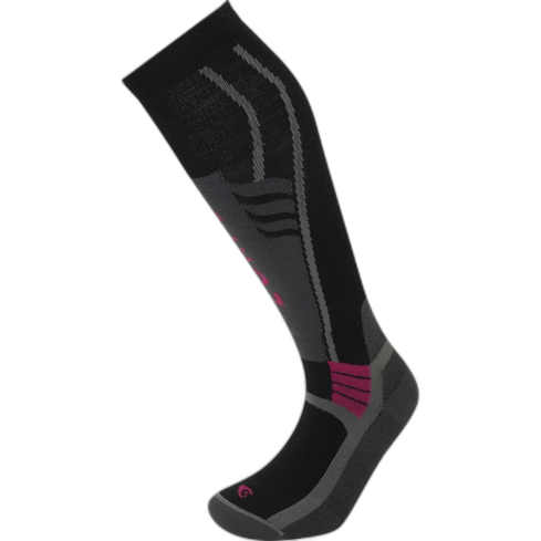 Skarpety LORPEN S3SLW SkiSuper / 2558-A-Black/Pink