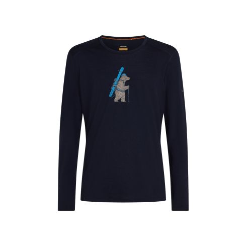 Koszulka ICEBREAKER M 57GK Oasis LS Bear / 401 midnight