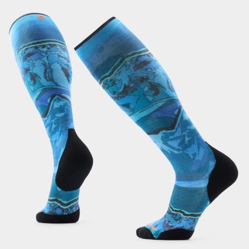 Skarpety SW 3125 Ski Storm Peak Print / P431 Nightfall Blue