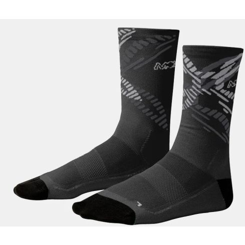 Skarpety MONTURA Graphic Logo / 9099 black/q.grey