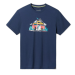 Koszulka Smartwool 16986 Van Graphic / 092 Deep Navy