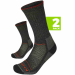 Skarpety LORPEN T2WE Mer.2pack / 5427 Charcoal