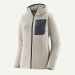 Kurtka PATAGONIA W R1 Air Fleece Full-Zip Hood / BCW Birch White