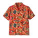 Koszula męska PATAGONIA Tidal Threads Camp S/S / WRPO orange print